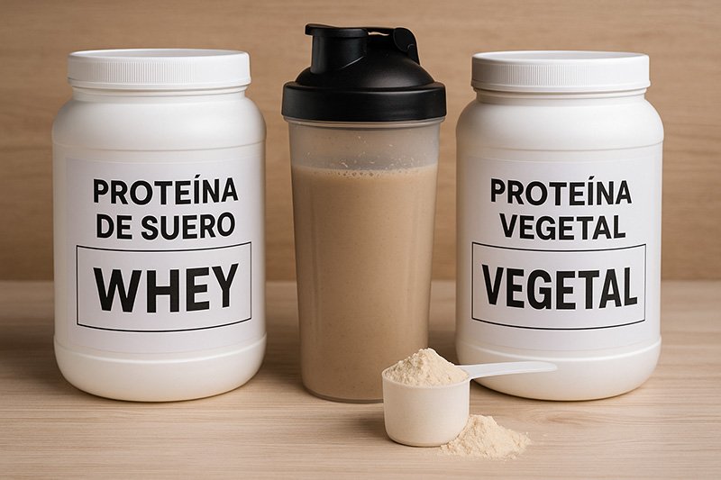 Proteína whey vs vegetal